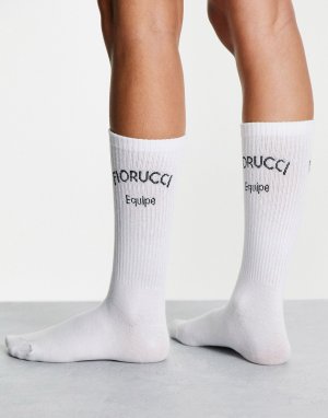 Носки в спортивном стиле с логотипом Equipe -Белый Fiorucci