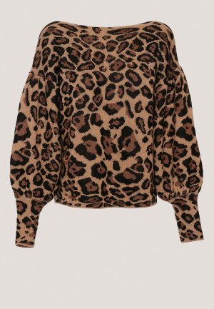 Пуловер LUISA SPAGNOLI. Цвет: коричневый