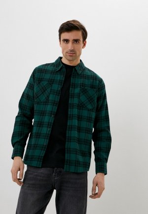 Рубашка Urban Classics Checked Flanell Shirt 7. Цвет: зеленый