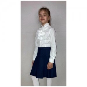 Школьная юбка , размер 134-34, синий РУСЬ. Цвет: синий