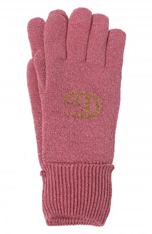 Перчатки из вискозы Gucci. Цвет: розовый
