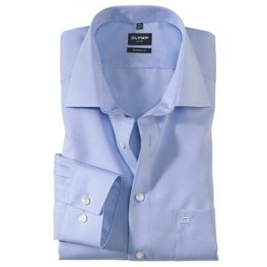 Рубашка , размер 44, голубой OLYMP. Цвет: голубой