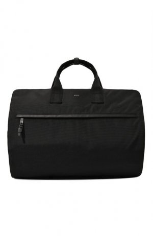 Текстильная дорожная сумка BOSS. Цвет: чёрный