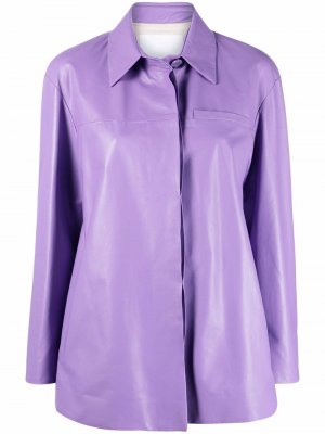 Куртка А-силуэта Drome. Цвет: фиолетовый