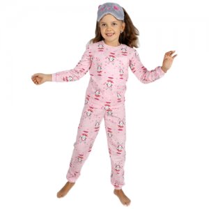Пижама детская Балеринка/Пижама для девочки/хлопок /пижама сна/розовая/размер 30 BOMBACHO. Цвет: розовый