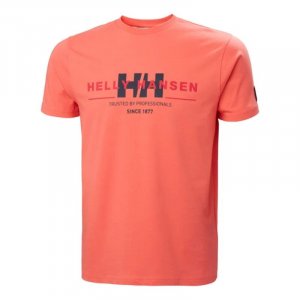 Мужская футболка с коротким рукавом RWB GRAPHIC, цвет rosa Helly Hansen