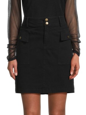 Мини-юбка с двойным карманом , черный Karl Lagerfeld Paris