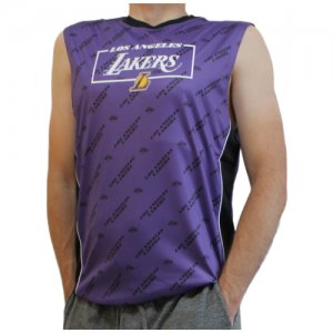 Майка баскетбольная LA Lakers сиреневая, р.S NBA. Цвет: фиолетовый