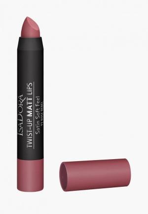 Помада Isadora -карандаш для губ матовая Twist-up Matt Lips, 72, 3.3 гр. Цвет: розовый