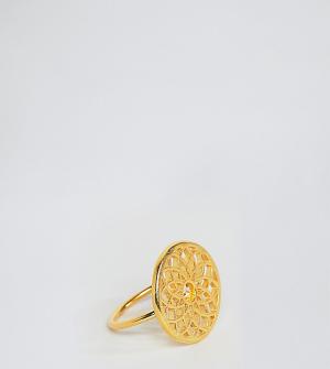 Позолоченное кольцо Ottoman Hands. Цвет: золотой