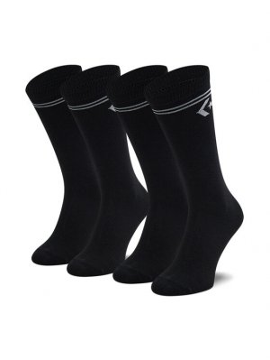 Комплект из 2 высоких мужских носков , черный Converse