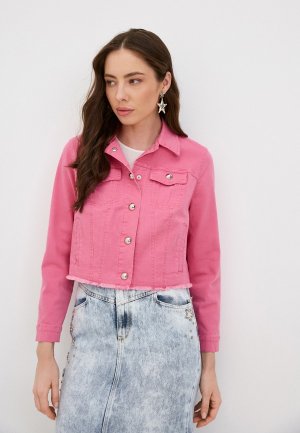 Куртка джинсовая Helmidge. Цвет: розовый