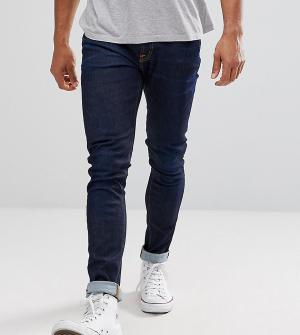 Выбеленные зауженные джинсы Co Lin Nudie Jeans. Цвет: темно-синий