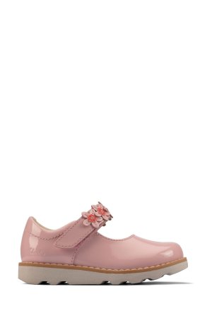 Туфли Multi Fit Lea Crown Petal на очень широкую ногу , розовый Clarks