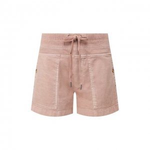 Хлопковые шорты James Perse. Цвет: розовый
