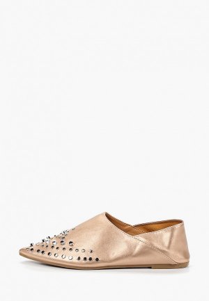 Туфли WS Shoes. Цвет: золотой