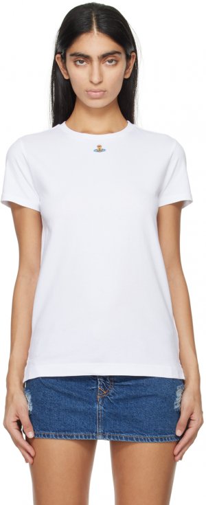 Белая футболка Orb Peru , цвет White Vivienne Westwood
