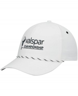 Мужская белая регулируемая шапка Valspar Championship Habanero Rope Performance Imperial