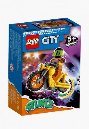 Конструктор City LEGO Разрушительный трюковый мотоцикл. Цвет: разноцветный