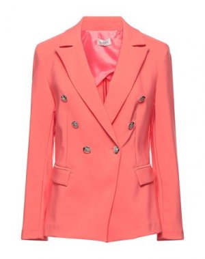 Пиджак SUSY-MIX. Цвет: лососево-розовый