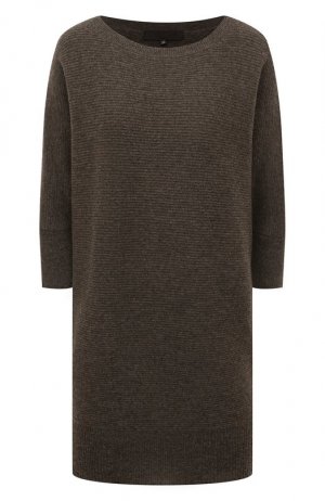 Шерстяной пуловер Tegin. Цвет: коричневый