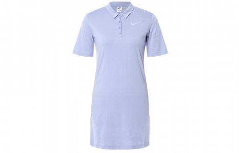 Женское платье с короткими рукавами , цвет misty gray blue Nike