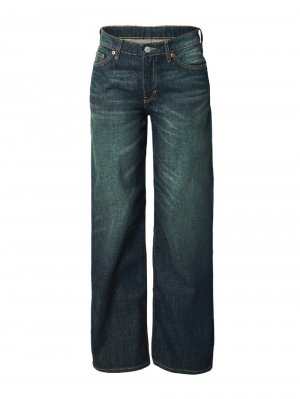 Широкие джинсы, темно-синий Weekday