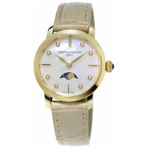 Наручные часы FC-206MPWD1S5, золотой, белый Frederique Constant