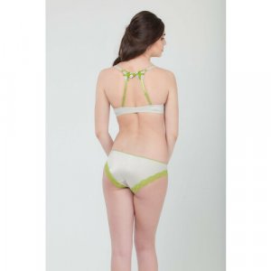 Трусы Tenderness Bikini, размер L, серебряный, зеленый Annebra. Цвет: зеленый/серебристый-зеленый/серебристый