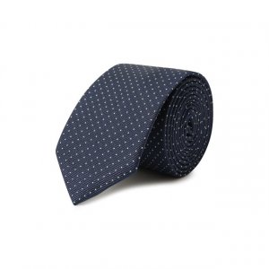 Шелковый галстук Dal Lago. Цвет: синий
