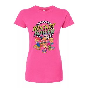Облегающая футболка Rocket Power Skating для юниоров , розовый Nickelodeon