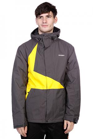 Куртка Snow Jacket Vega Men Dark Grey/Yellow Zimtstern. Цвет: желтый,черный