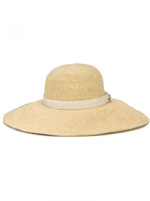 Шляпа с широкими полями Heidi Klein. Цвет: телесный