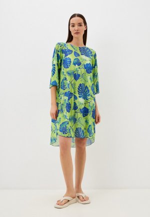Платье пляжное Aelite. Цвет: зеленый