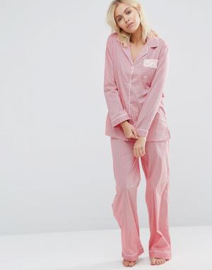 Пижама Heidi Klum Intimates. Цвет: розовый