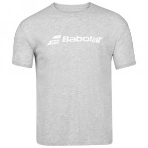Футболка Babolat Exercise Logo, серый