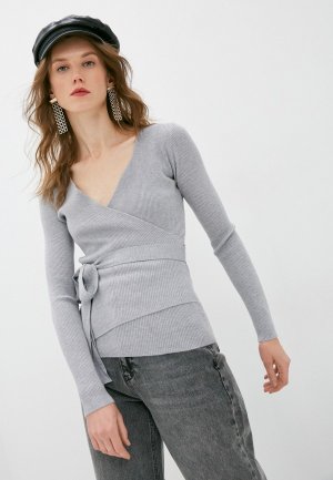 Пуловер B.Style. Цвет: серый