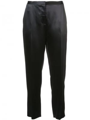 Зауженные укороченные брюки Rosetta Getty. Цвет: чёрный