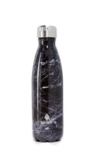 Бутылка для воды Vogue емкостью 17 унций с мраморным рисунком Manna. Цвет: голубой