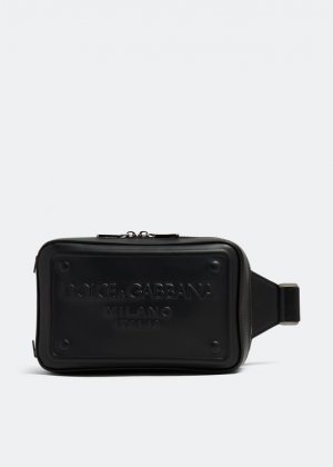 Поясная сумка Raised Logo, черный Dolce&Gabbana