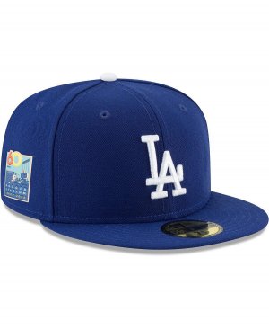 Мужская приталенная шляпа Royal Los Angeles Dodgers в честь 60-летия Authentic Collection On-Field 59FIFTY New Era