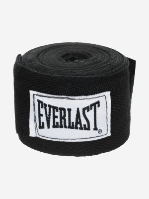 Бинты 2,5 м, 2 шт., Черный, размер Без размера Everlast. Цвет: черный