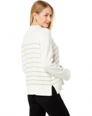 Свитер Easy Striped Mock Neck Sweater, цвет Starch Stripe Lilla P