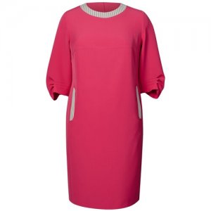 Повседневное платье 2517АП, размер 48-164 Mila Bezgerts. Цвет: розовый