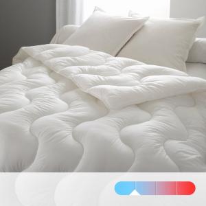 Одеяло синтетическое с чехлом из натурального материала, стандартное качество BEST. Цвет: белый