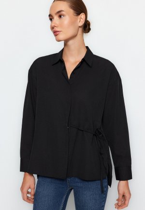 Блузка-рубашка , цвет black Trendyol