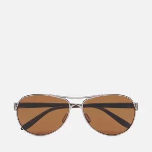 Солнцезащитные очки Feedback Oakley. Цвет: коричневый