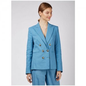 Пиджак , размер 36, голубой Pinko. Цвет: голубой