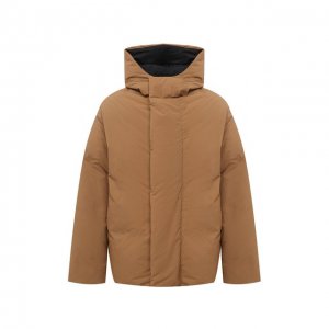 Пуховая куртка Oamc. Цвет: коричневый