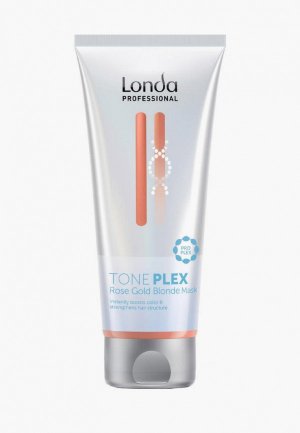 Маска для волос Londa Professional TONEPLEX теплых оттенков блонд Золотисто-розовый блонд, 200 мл. Цвет: бежевый